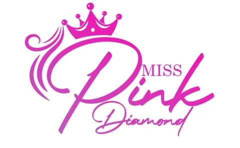 Miss Pink Diamond logo - beauty and pageant brand designed by Bizconnexity