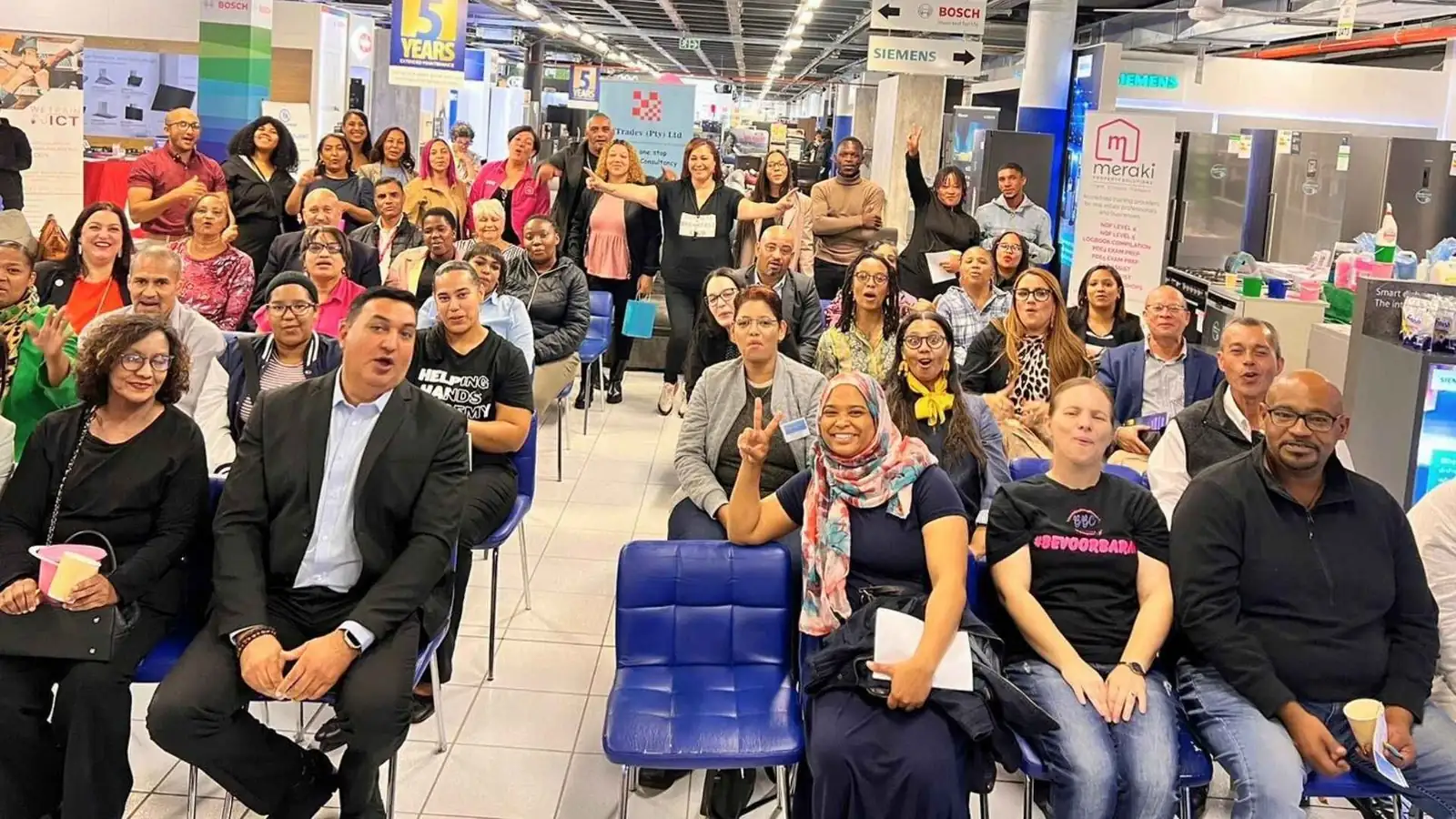 Business owners networking at the Cape Town Business Breakfast Club